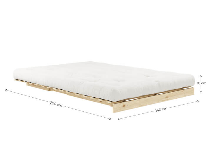 Canapé lit gain de place couchage 140 ou 160 en...