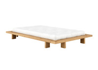 Matelas futon en coco et latex - blanc noir 5 tailles Sandwich Karup