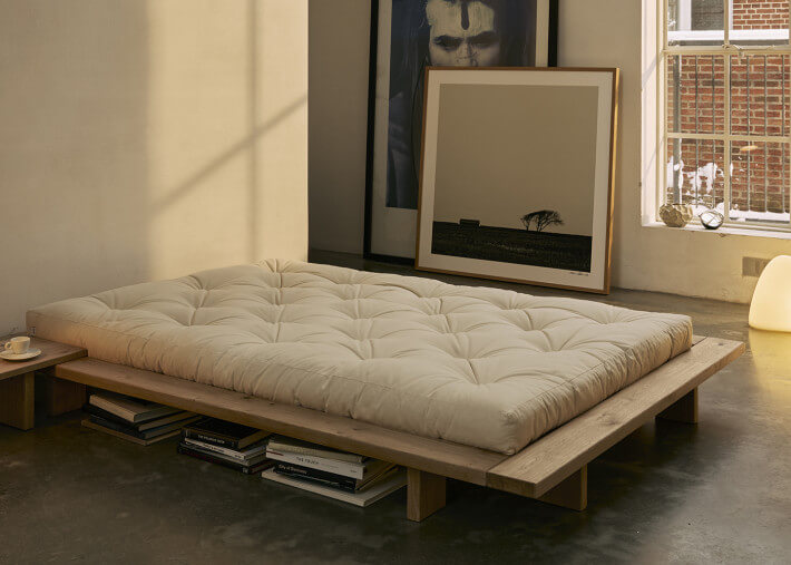 Matelas futon en coton et polyester 5 tailles -...