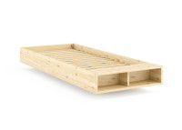 Sommier en bois de pin avec rangement 5 tailles Merge par Karup