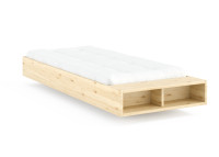 Sommier en bois de pin avec rangement 5 tailles Merge par Karup