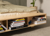 Sommier en bois de pin avec rangement 5 tailles Merge par Karup
