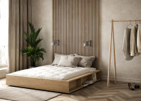 Sommier en bois de pin avec rangement 2 coloris 3 tailles Ziggy Karup