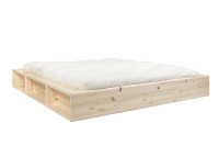 Sommier en bois de pin avec rangement 2 coloris 3 tailles Ziggy Karup