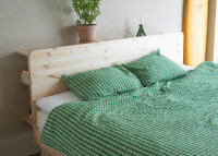 Sommier avec tete de lit 3 tailles 2 coloris retreat par Karup