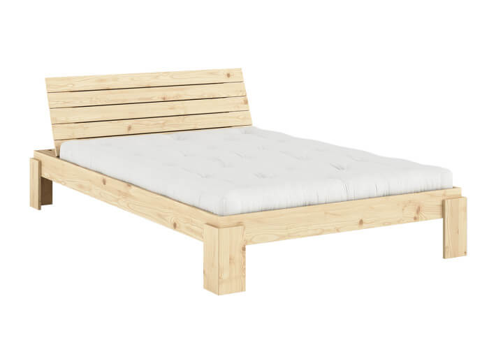 Sommier de lit avec repose tête et coffre 3...