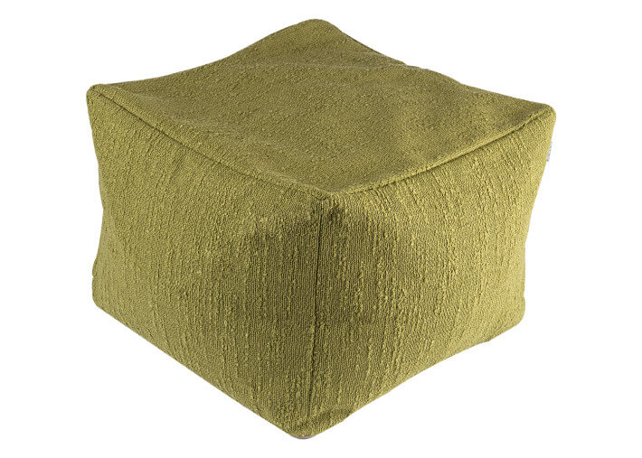 Pouf de jardin carré vert - Giulia par Angel...