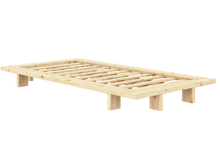 Sommier en bois de pin naturel 5 tailles -...