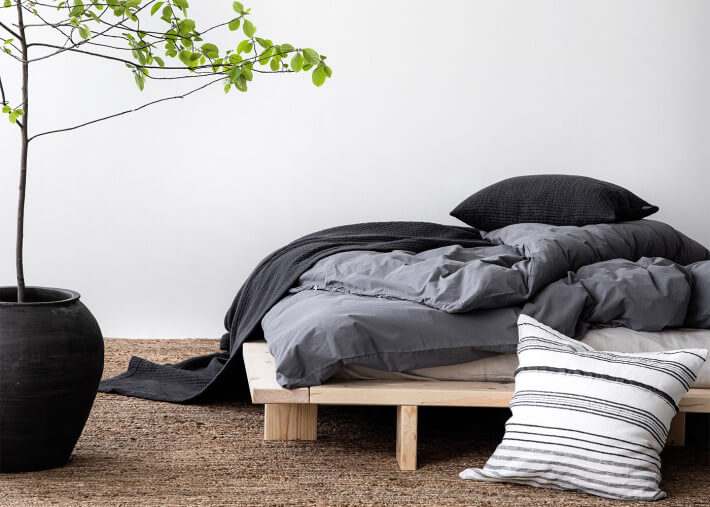 Sommier en bois de pin naturel 5 tailles -...