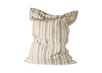Coussin de sol de jardin beige Palma bayadère - Angel des montagnes