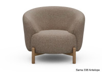 Fauteuil crapaud pieds chêne - 53 coloris - Gran par Scandinavian Upholstery