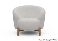 Fauteuil crapaud pieds chêne - 53 coloris - Gran par Scandinavian Upholstery