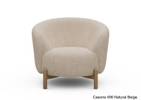 Fauteuil crapaud pieds chêne - 53 coloris - Gran par Scandinavian Upholstery