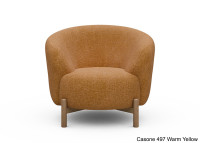 Fauteuil crapaud pieds chêne - 53 coloris - Gran par Scandinavian Upholstery