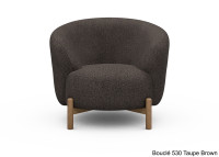 Fauteuil crapaud pieds chêne - 53 coloris - Gran par Scandinavian Upholstery