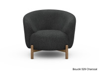 Fauteuil crapaud pieds chêne - 53 coloris - Gran par Scandinavian Upholstery