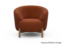 Fauteuil crapaud pieds chêne - 53 coloris - Gran par Scandinavian Upholstery