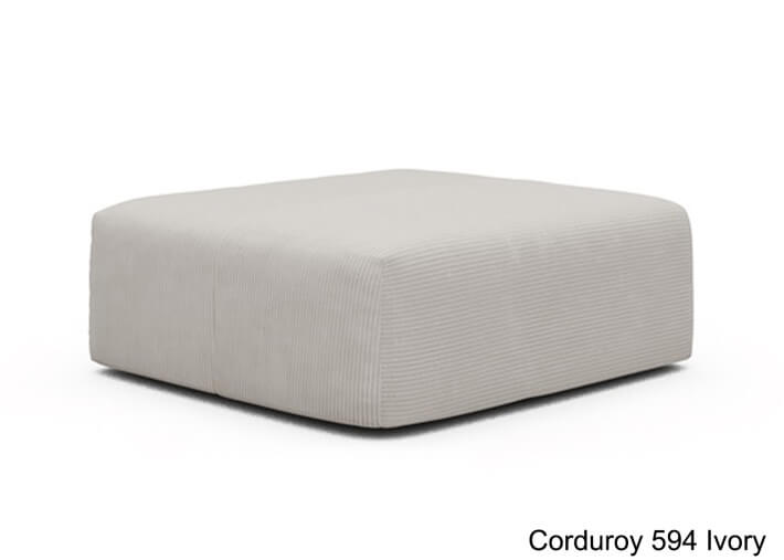 Pouf design et confortable 110x102 - Ingvar par...