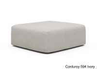 Pouf design et confortable 110x102 - Ingvar par Scandinavian Upholstery