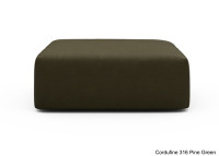 Pouf design et confortable 110x102 - Ingvar par Scandinavian Upholstery