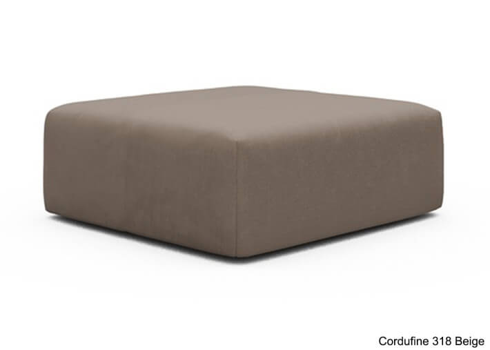 Pouf design et confortable 110x102 - Ingvar par...