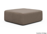 Pouf design et confortable 110x102 - Ingvar par Scandinavian Upholstery