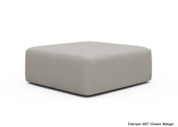 Pouf design et confortable 110x102 - Ingvar par Scandinavian Upholstery
