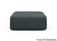 Pouf design et confortable 110x102 - Ingvar par Scandinavian Upholstery
