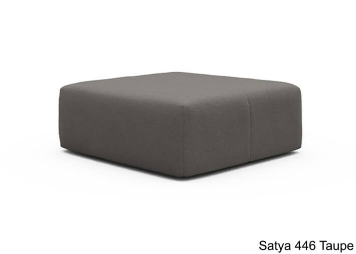 Pouf design et confortable 110x102 - Ingvar par...