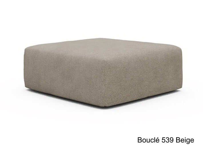 Pouf design et confortable 110x102 - Ingvar par...
