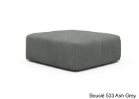 Pouf design et confortable 110x102 - Ingvar par Scandinavian Upholstery