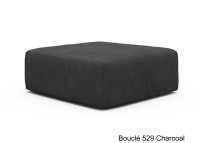 Pouf design et confortable 110x102 - Ingvar par Scandinavian Upholstery