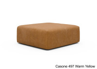 Pouf design et confortable 110x102 - Ingvar par Scandinavian Upholstery