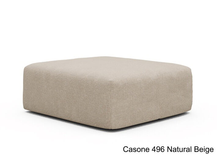 Pouf design et confortable 110x102 - Ingvar par...