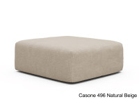 Pouf design et confortable 110x102 - Ingvar par Scandinavian Upholstery