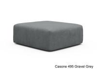Pouf design et confortable 110x102 - Ingvar par Scandinavian Upholstery