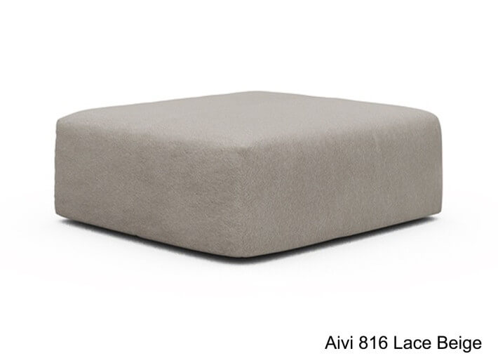 Pouf design et confortable 110x102 - Ingvar par...