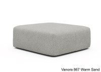 Pouf design et confortable 110x102 - Ingvar par Scandinavian Upholstery