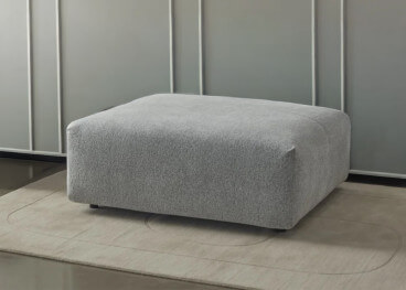 Pouf design et confortable 110x102 - Ingvar par...