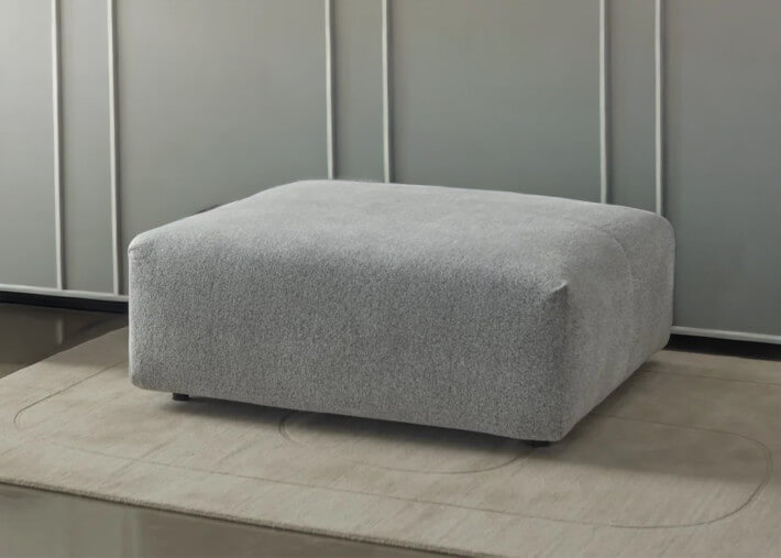 Pouf design et confortable 110x102 - Ingvar par...