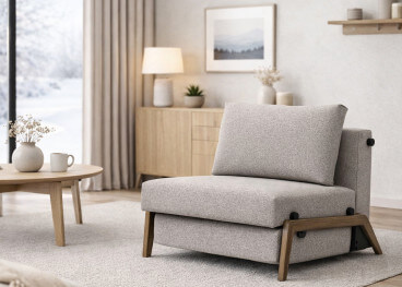 Fauteuil convertible en lit pieds fumés ILB500 Innovation...