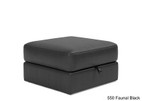 Pouf design et confortable 75x75 ILB 402 Innovation living Black Label