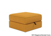 Pouf design et confortable 75x75 ILB 402 Innovation living Black Label