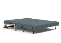 Canape lit compact pieds bois clair 2 tailles ILB500 Innovation living