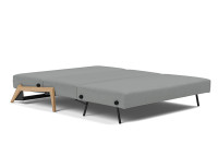 Canape lit compact pieds bois clair 2 tailles ILB500 Innovation living
