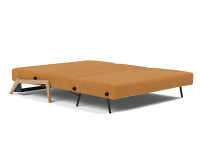 Canape lit compact pieds bois clair 2 tailles ILB500 Innovation living