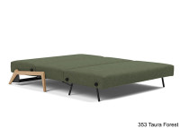 Canape lit compact pieds bois clair 2 tailles ILB500 Innovation living