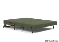 Canape lit idéal studio pieds bois foncé - ILB500 Innovation living