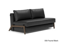 Canape lit idéal studio pieds bois foncé - ILB500 Innovation living