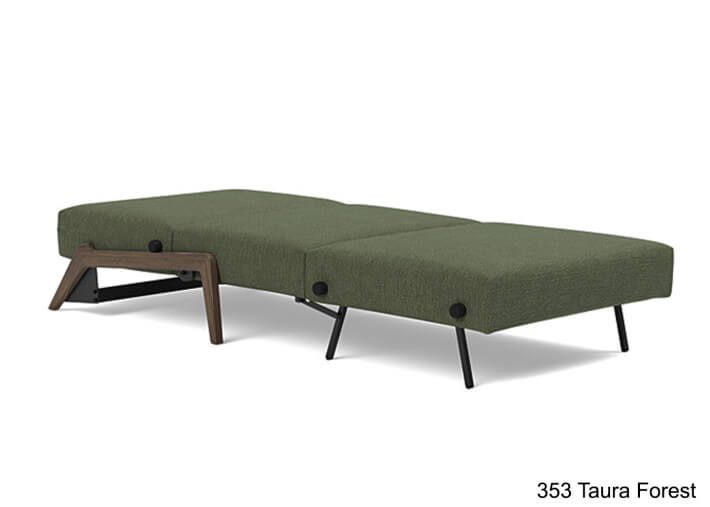 Fauteuil convertible en lit pieds fumés ILB500...